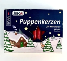 SHIPS FREE! EWAkerzen JEKA Puppenkerzen Candles fur Miniaturen, 29 in Orig. Box