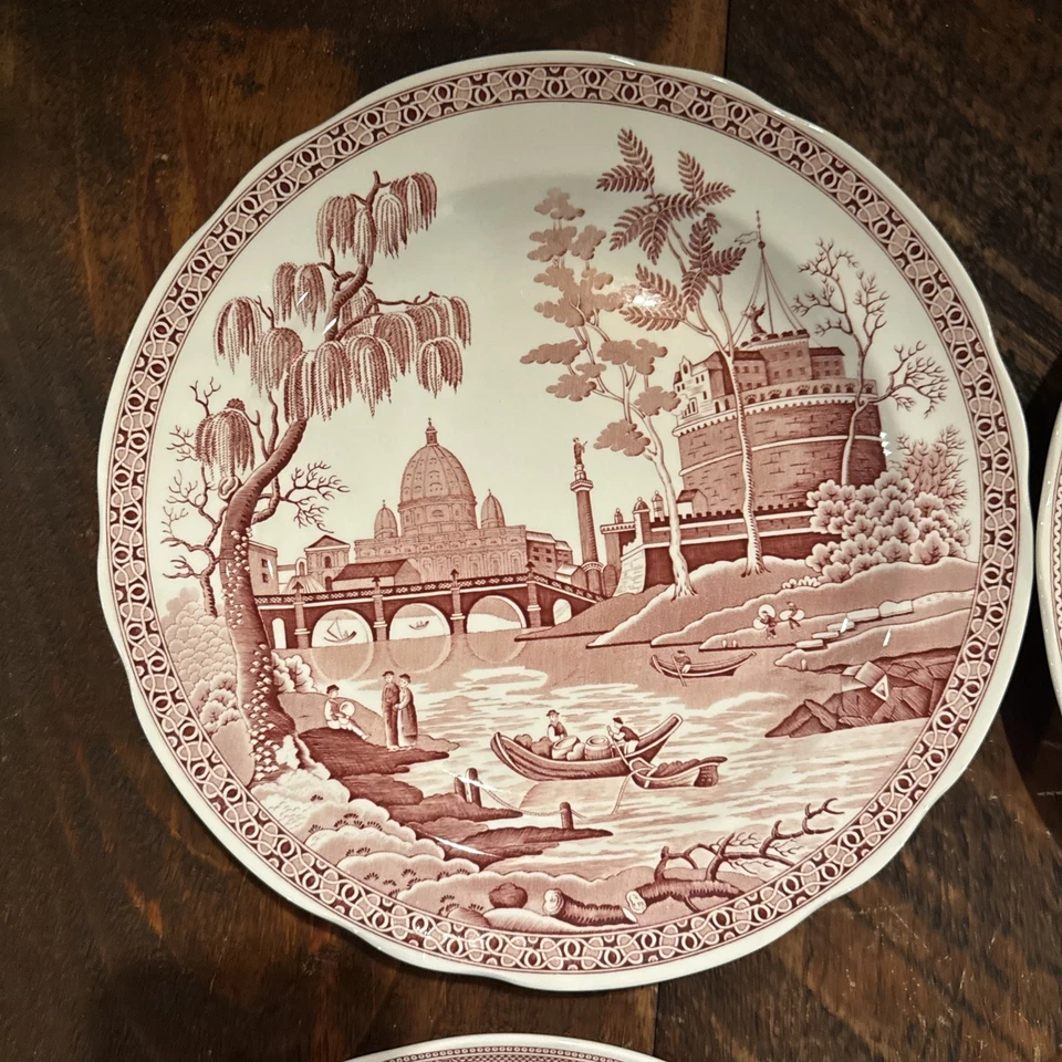 Set of 4 Vintage Plates Spode The Archive Collection Georgian Series free ship - Image 3 of 4
