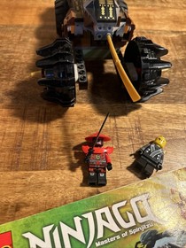LEGO NINJAGO Cole's Earth Driller 70502 99% Complete Instructions Minifigs