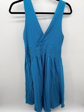 Calvin Klein Teal Blue Asymmetrical Dress
