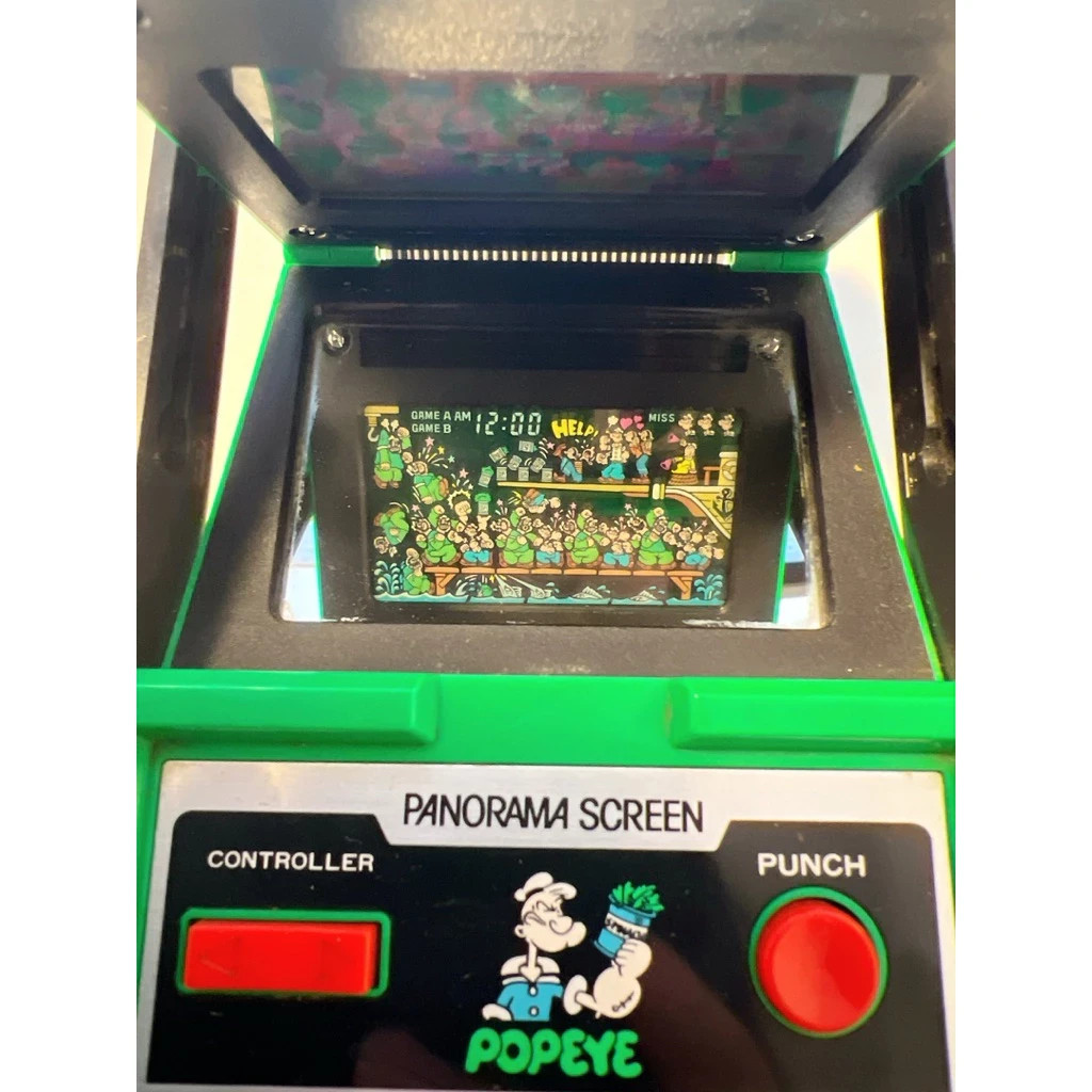 NINTENDO GAME AND & WATCH Popeye Panorama Screen 1983 Direct From