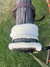 Horze Platinum Horse Black Halter Large With Padding