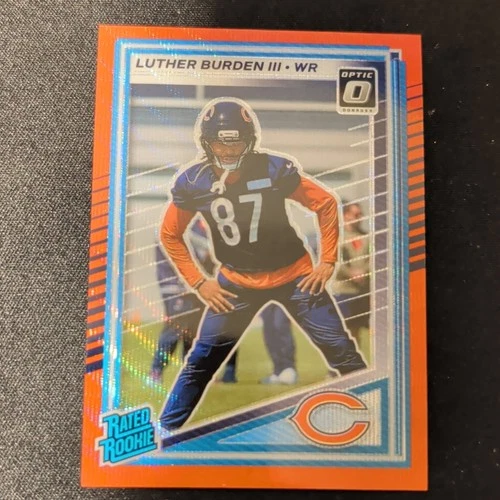 Panini Donruss 2025 Rated Rookie Optic Red Wave Prizm Luther Burden III #395 Be…