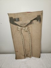 Vintage WWII U.S. Military Transport Bag Canvas and Rope