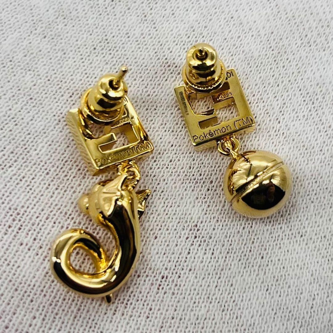 FENDI x FRGMT x POKÉMON Pokemon Earring Near Mint Rare Size 0.5x0