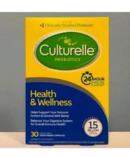 Culturelle Health & Wellness Immune Support 30 Capsules EXP 01/2026+