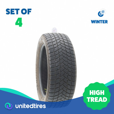 Set of (4) Used 225/50R18 Michelin X-Ice Snow 99H - 9/32
