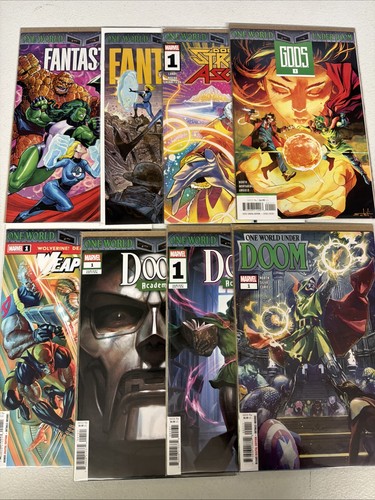 One World Under Doom Tie In Lot Fantastic Four 2025 Marvel Comics Lot NM *W16