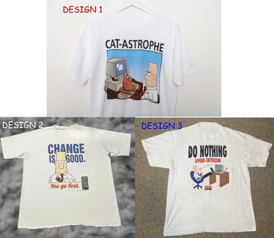 Vintage 1990s Dilbert Technology reprint T-Shirt