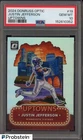 2024 Donruss Optic Uptowns #19 Justin Jefferson Vikings SSP PSA 10 GEM MINT