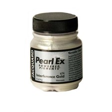 Jacquard Pearl Ex Pigment 5 Oz Interference Gold Powdered J674 Metal Everyday