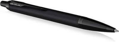 Parker IM Ballpoint Pen, Matte Black with Black Trim, Medium Point, Blue Ink