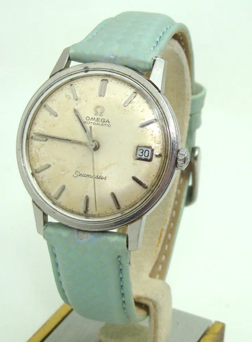 VINTAGE OMEGA SEAMASTER 34mm STAINLESS STEEL 166.002 AUTOMATIC WATCH c. 1966