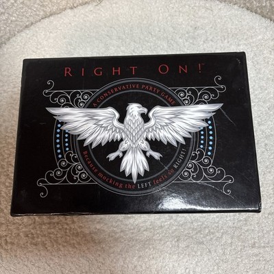 Right On! A conservative party game Rare- Complete