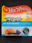 Hot Wheels Redline 1970 The Heavyweights Cement Mixer Blue unpunched Sealed