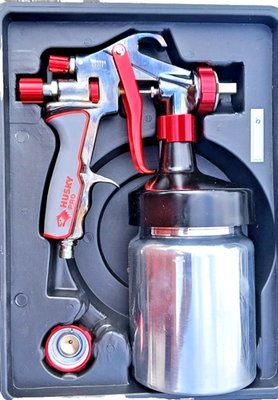 #ad Husky Pro Spray Gun HDS 500 w Case Siphon Fed Never Used $50.00