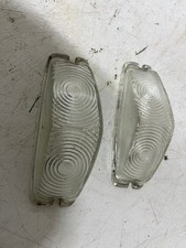 TRIUMPH HERALD VITESSE ANGLED GLASS SIDE LIGHT AND INDICATOR LENS PAIR