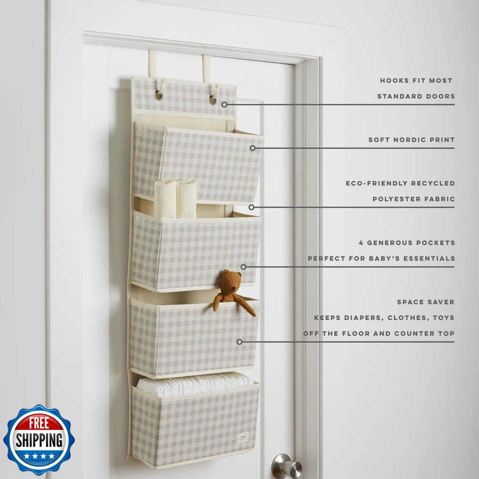 3 Sprouts Over the Door Organizer -Hanging Baby Organizers and St - Image 4 of 4