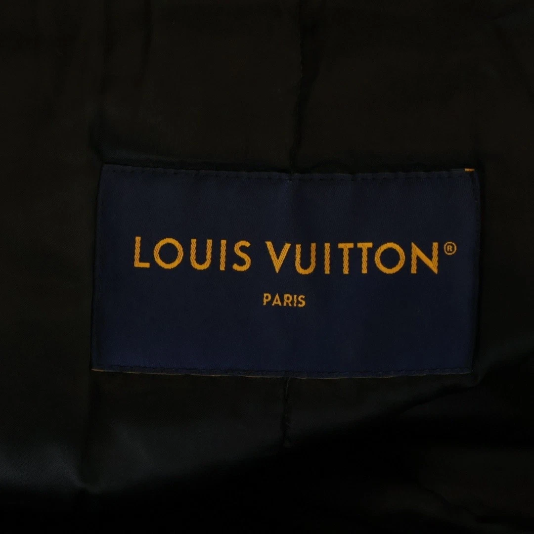 LOUIS VUITTON（LV） Louis Vuitton 24ss giacca blouson baseball nylon ricamato nero Rm241 us