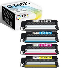 CLT-407S Compatible Toner Cartridge for Samsung CLP-325 CLX-3185 4-Pack