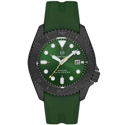 Sergio Tacchini ST.3.10002.5 Green Diver-Star 200 m Men's Wristwatch