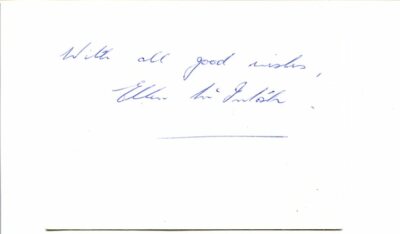 Ellen McIntosh This Man Craig Avengers 199 Park Lane BBC Signed Autograph