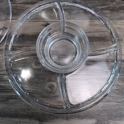 6 in 1 Cake Stand and Serving Plate Platter Dome Cover Multi-Purpose 12" Server - Picture 8 of 16