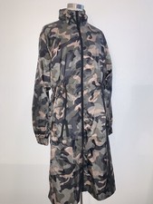 Nwt Ci Sono Los Angeles Outerwear Nylon Ladies Long Jacket Navy Or Green Camo