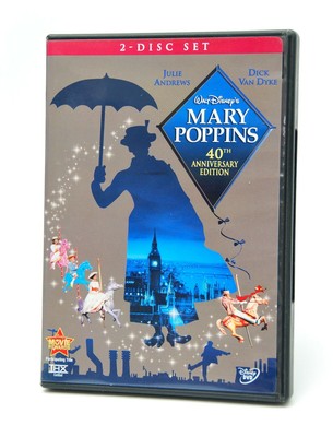 Walt Disney Mary Poppins 40th Anniversary Edition 2 Dvd Set 04 Ebay Walt Disney Mary Poppins 40th Anniversary Edition 2 Dvd Set 04 Ebay