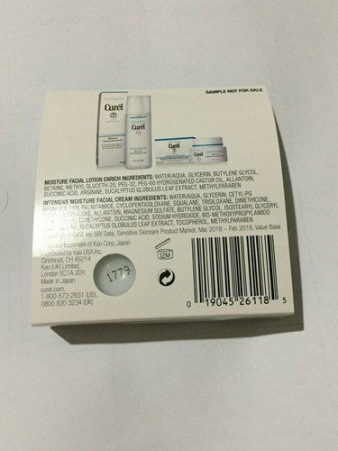 Curél Moisture Facial Lotion Enrich 8ml & Intensive Moisture Facial Cream 4g - Picture 3 of 3