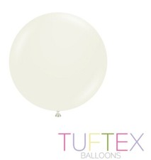 Large 17” Lace Tuftex Latex Balloons x 5 Nude Cream Beige Off White