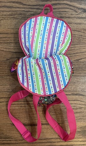 TY Owen Owl Sequin Fashion Backpack Flippy Color Changing Plush NEW - Picture 4 of 6