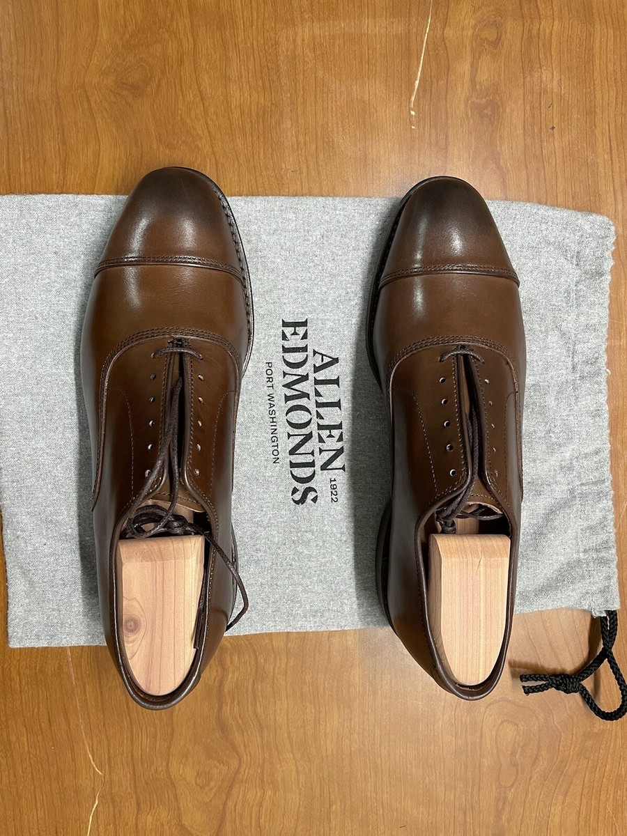 Allen Edmonds Park Avenue Cap-Toe Men's Oxfords 7 D Coffee Allen Edmonds Park Avenue Cap-Toe Men's Oxfords 7 D Coffee