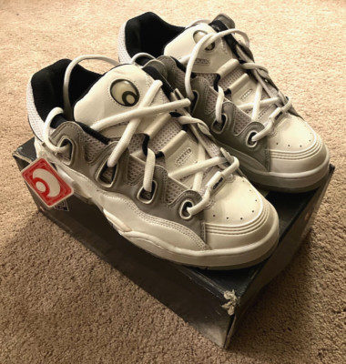Vintage Osiris D3 OG White/Navy US Men's Size 10.5 - Dave Mayhew
