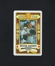 1982 Permagraphics REGGIE JACKSON credit card ANGELS Perma Graphics