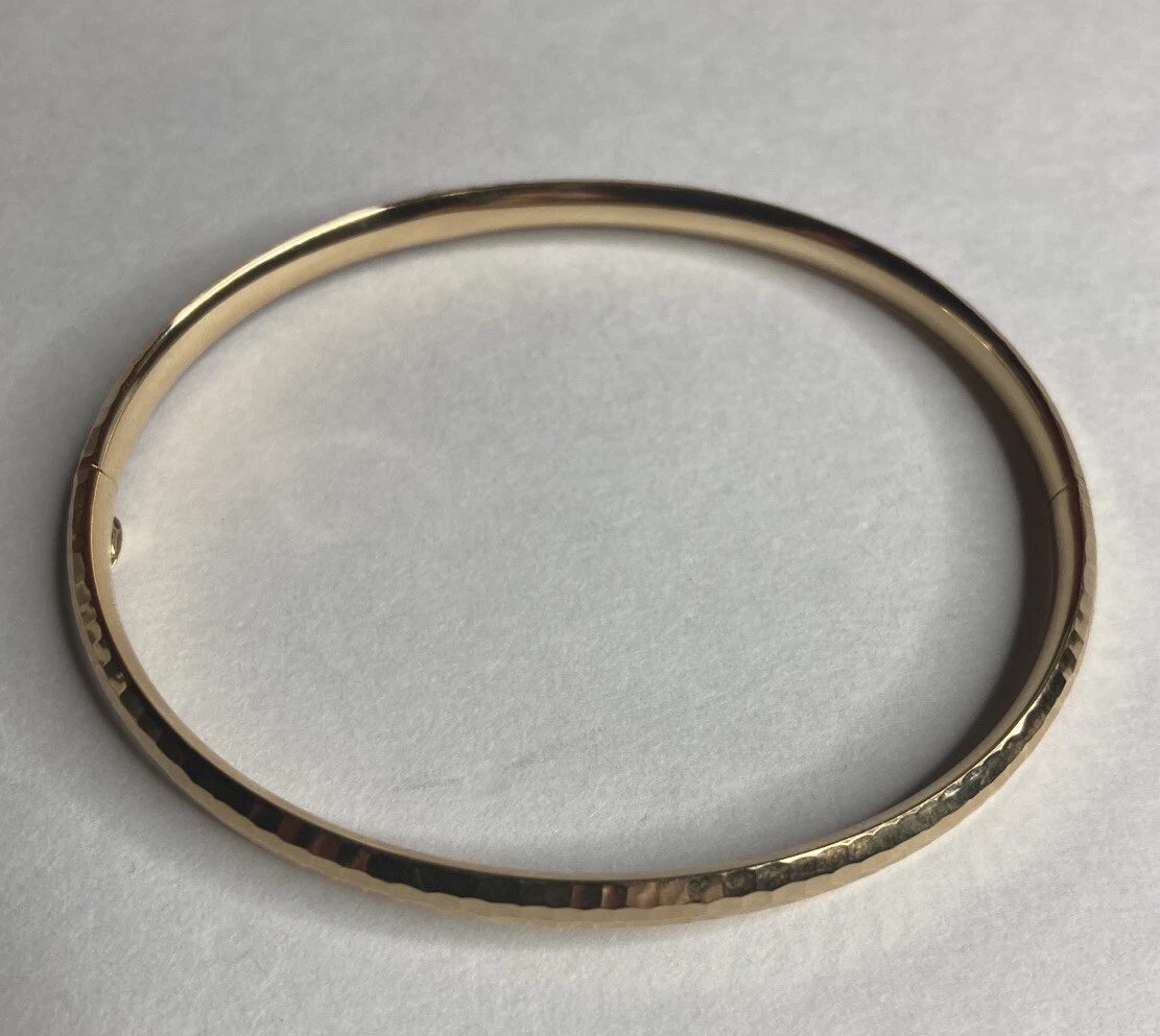 Ebay 14k gold bangle bracelet deals