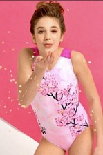 New 4 JAPAN 2020 GK Elite LEOTARD Gymnastics CHERRY BLOSSOM Tokyo Olympics CXS