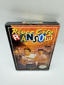 River City Ransom Nintendo NES COMPLETE CIB Rare Near Mint Cart & Manual