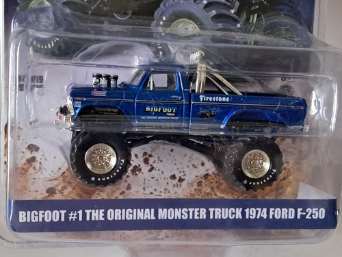 Bigfoot 1974 Ford F-250 Original Monster Truck Greenlight Hobby Exclusive 1/64 - Picture 2 of 5