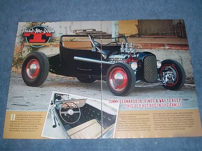 1923 Ford Model T Roadster Hot Rod Article ''Hand-Me-Down'' T-Bucket