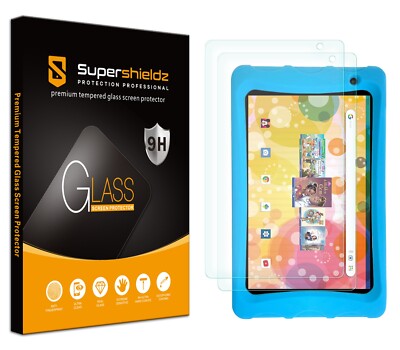 2X Supershieldz Tempered Glass Screen Protector for Contixo Kids 8'' K80/K81/K80A