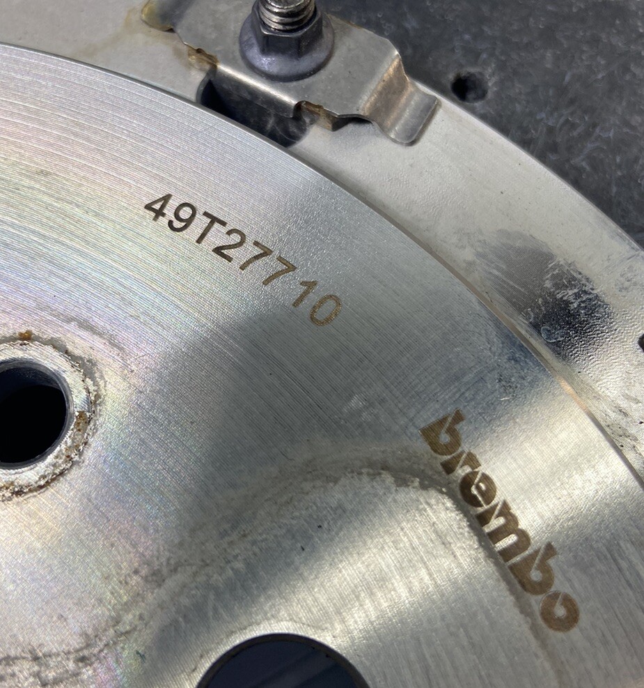 2015-2018 Ferrari California T Carbon Ceramic Brake Set Yellow 3k Miles OEM