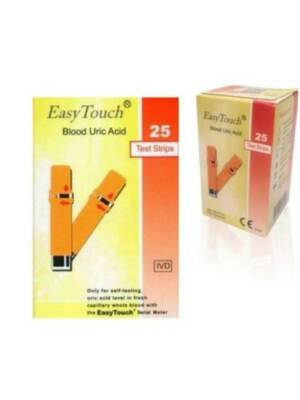 EasyTouch GCU Test Strips for Blood Uric Acid 