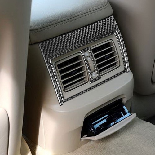 3Pcs Carbon Fiber Rear Air Vent Outlet Cover Trim For Lexus GS300/350/430/450h - Picture 6 of 8
