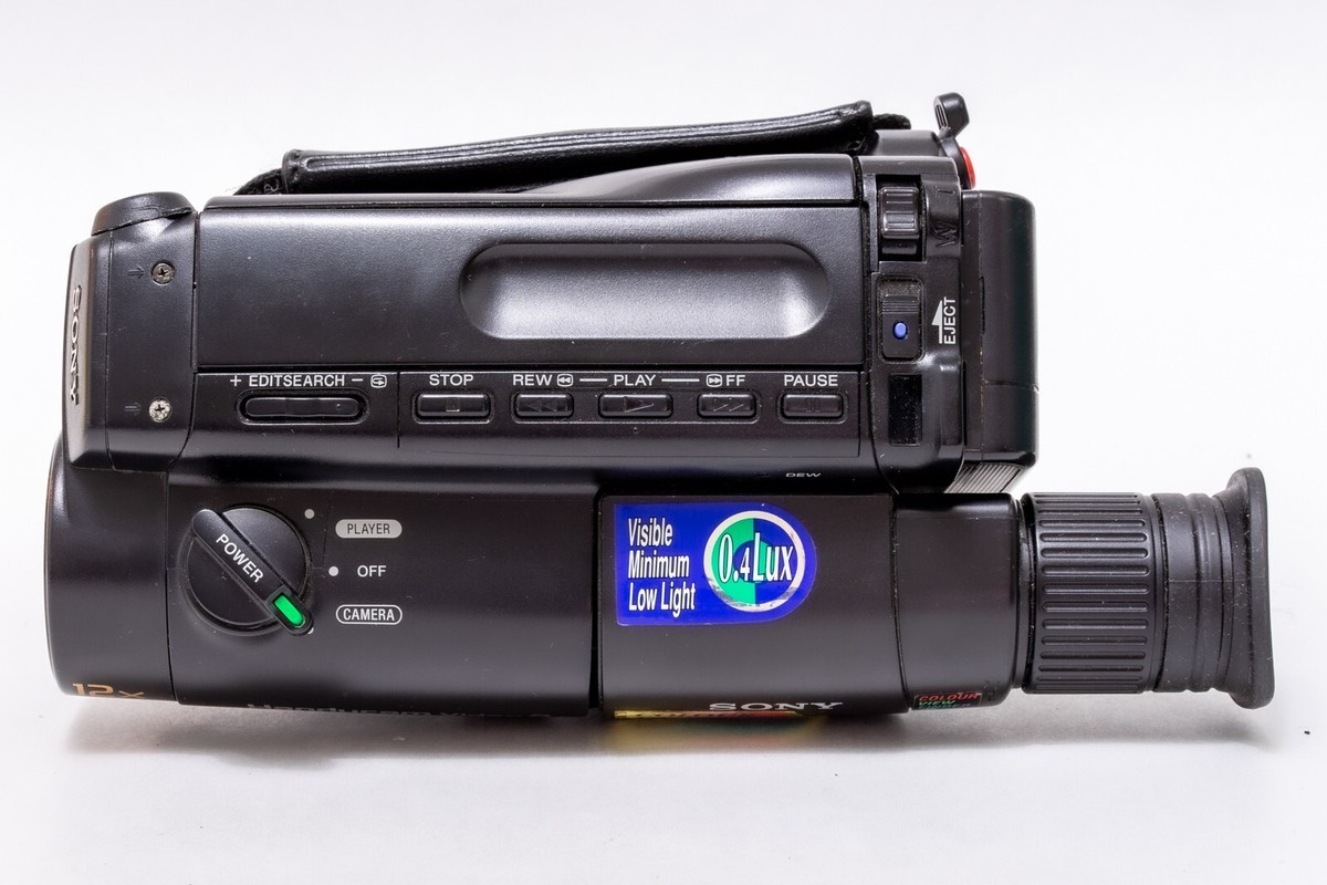 Videocamera Sony Handycam Video8 CCD-TR440E PAL Video 8 8mm 12x