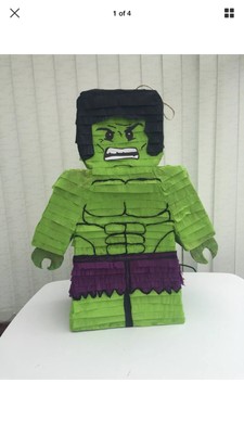 Hulk Lego Handcrafted Inspired Pinata Boys Party Games Smash