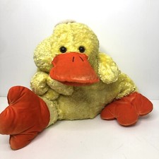 Vintage Dandee Collectors Choice Jumbo Floppy Duck Plush 36  Stuffed Animal
