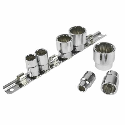 Whitworth / BSF / BSW 3/8" Unità Prese Poco Profonde Set 7 Pezzi 1/8"-1/2" Bi Es - Foto 5