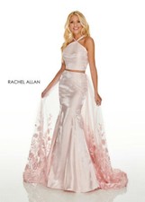 Authentic Rachel Allen 7017 Dress--Color: Blush--Size: 6 -Prom Dress-NWT