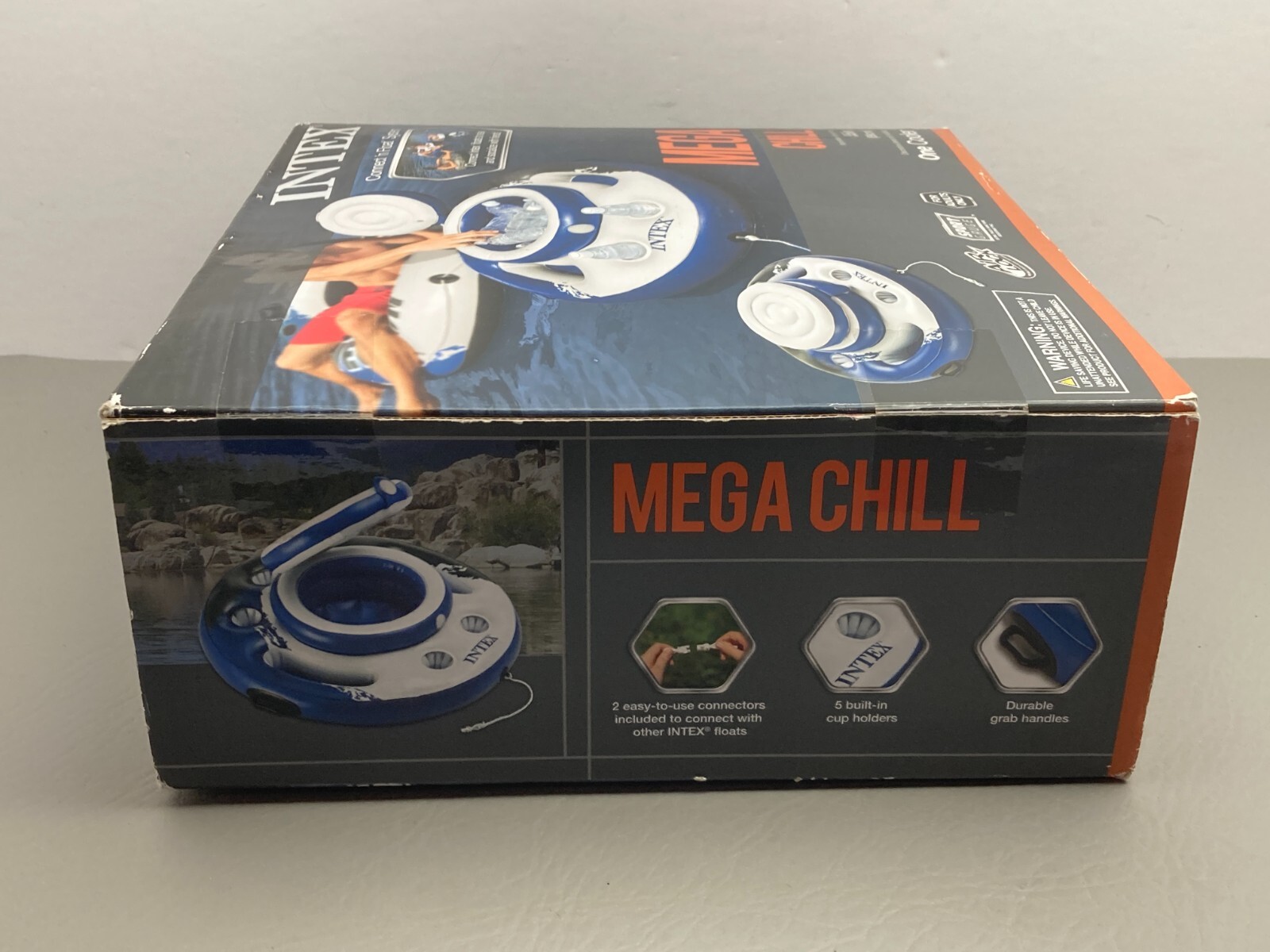 Intex Mega Chill Inflatable Floating Cooler 35” New